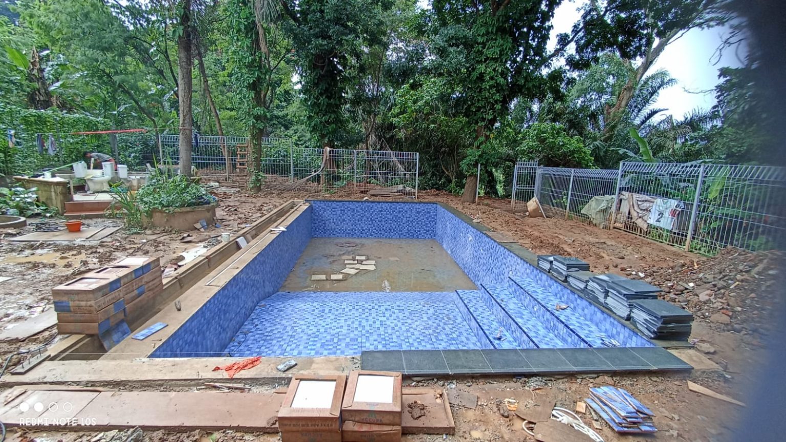 Struktur Pondasi Renovasi Kolam Renang Di Palembang Sumatera Selatan Indonesia, Kontraktor Kolam Renang Terdekat Sumatera Selatan Indonesia