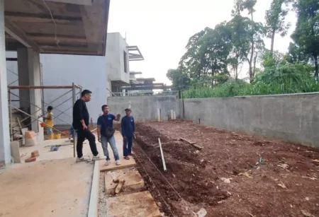 survei lokasi kolam renang